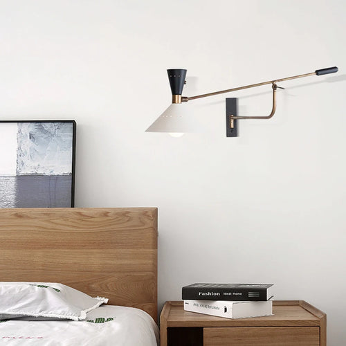 applique murale rétro nordique design pour éclairage intérieur décoratif - vue 2 sur 7