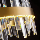 lustre en cristal à led design moderne pour intérieur