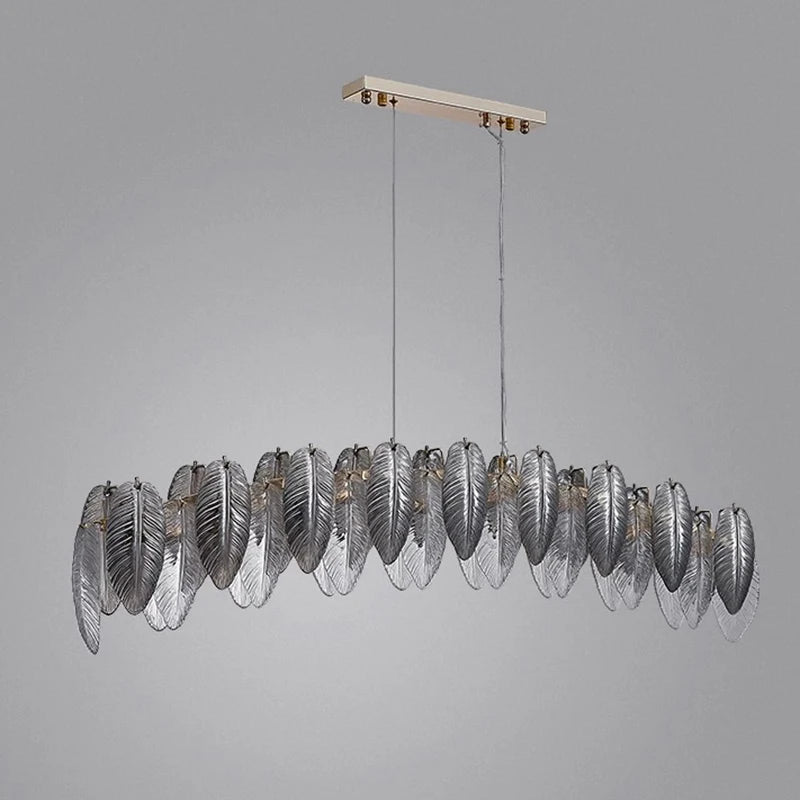Lustre design arrondi à LED luxe - vue 4 sur 8