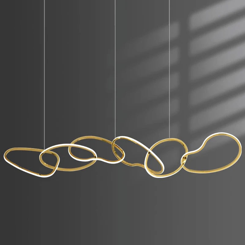 Lustre design moderne LED pour salon éclairage intérieur de salle à manger