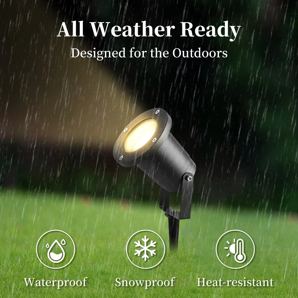 lampe led extérieure pour jardin éclairage paysager étanche et décoratif - vue 6 sur 8
