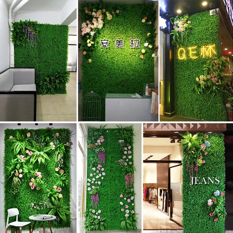 pelouse artificielle décoration murale pour événements et fêtes - vue 7 sur 21