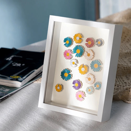 3D Photo Frame Shadow Box Frames, Hollow Bouquet Specimens Case for Crafts, Picture Frame, Memorabilia, 3-5cm - vue 6 sur 9