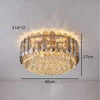 plafonnier led en cristal de luxe éclairage post-moderne nouvelle collection