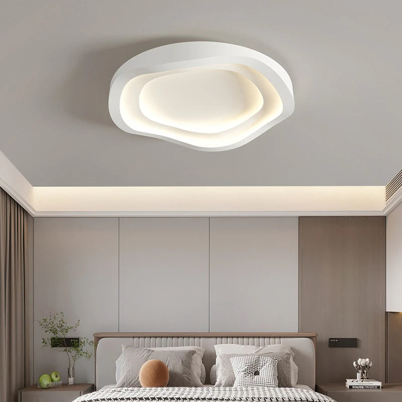 plafonnier led rond élégant lampe intelligente pour décoration intérieure - vue 4 sur 9