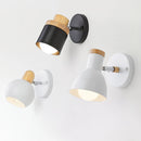 Nordic minimalist LED wooden wall light