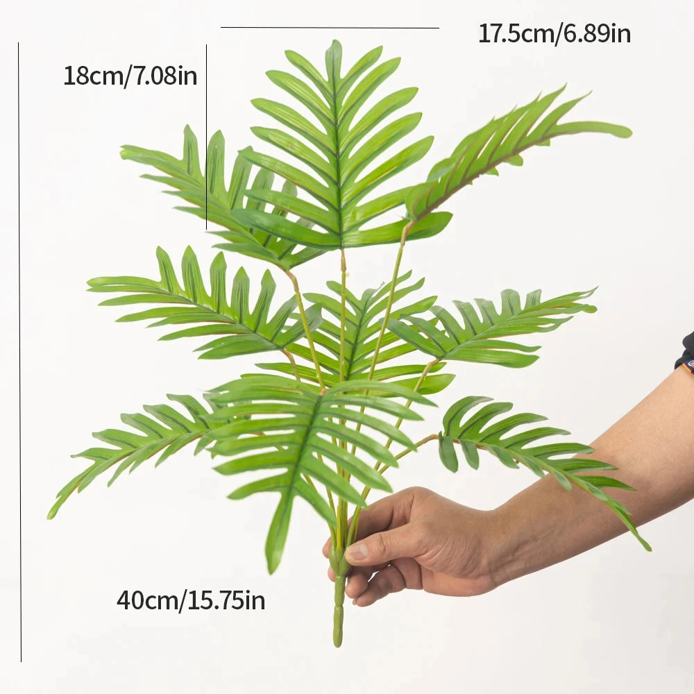 plante tropicale artificielle avec feuilles de bananier pour décoration jardin - vue 7 sur 8