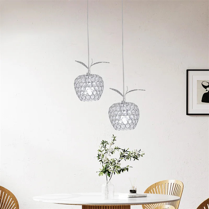 lustre moderne en cristal luminaire suspendu pour décoration intérieure - vue 8 sur 7