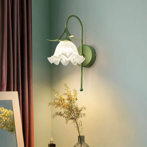 applique murale en verre style méditerranéen pour éclairage intérieur - vue 2 sur 12