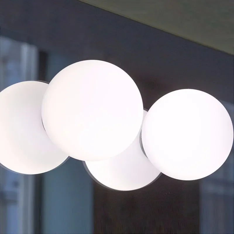 plafonnier en verre moderne pour décoration intérieure élégante - vue 7 sur 11