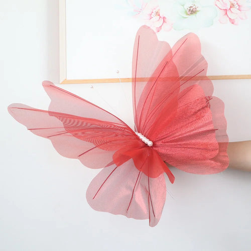 décoration papillons géants pour baby shower mariage anniversaire - vue 12 sur 19