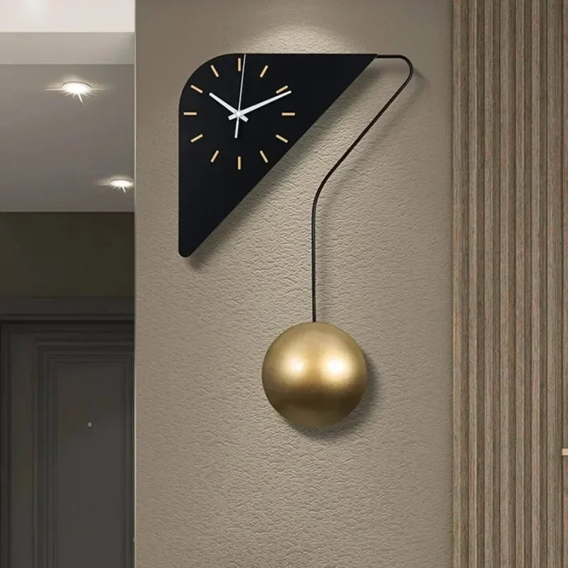 horloge murale en quartz design unique pour décoration intérieure - vue 4 sur 6