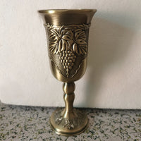 Verre à vin rétro en alliage style antique