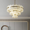 Natural marble and copper minimalist designer pendant light