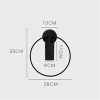 lampe de chevet nordique led en métal décoratif luminaire