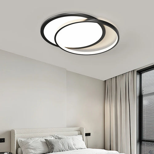 Minimalist LED ceiling light for cosy indoor lighting - vue 4 sur 12
