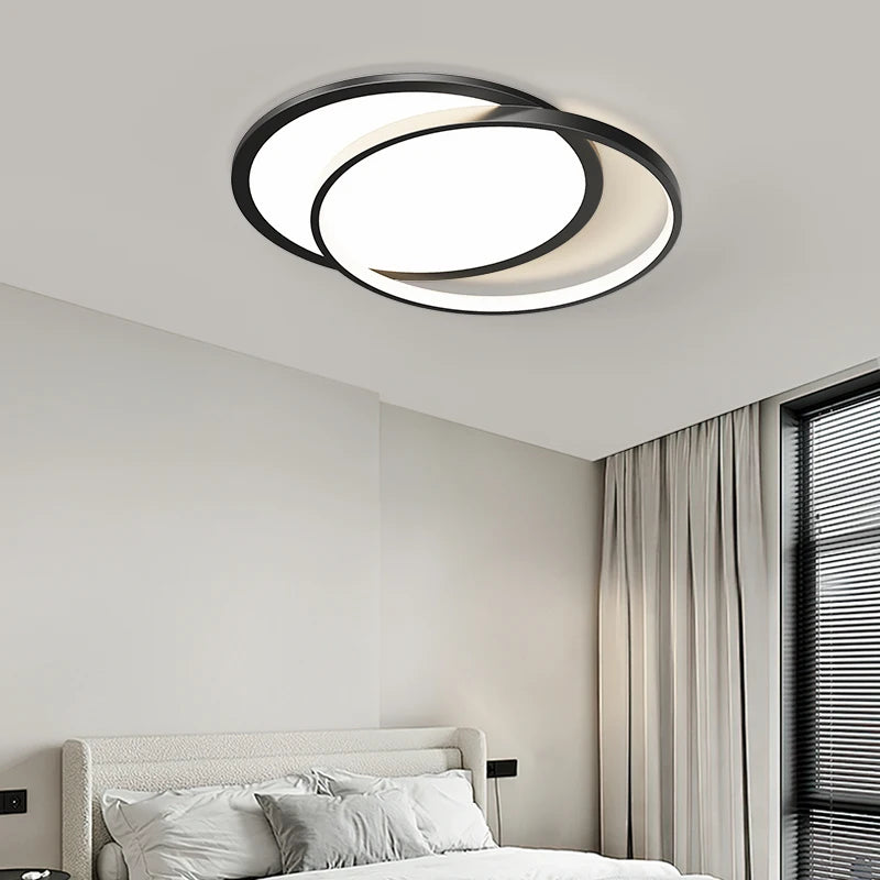 Minimalist LED ceiling light for cosy indoor lighting - vue 3 sur 12