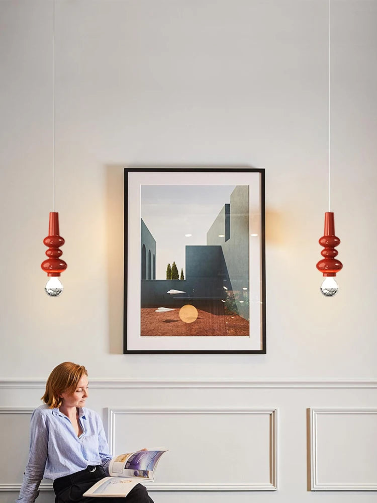 suspension nordique led moderne pour décoration intérieure élégante - vue 6 sur 12