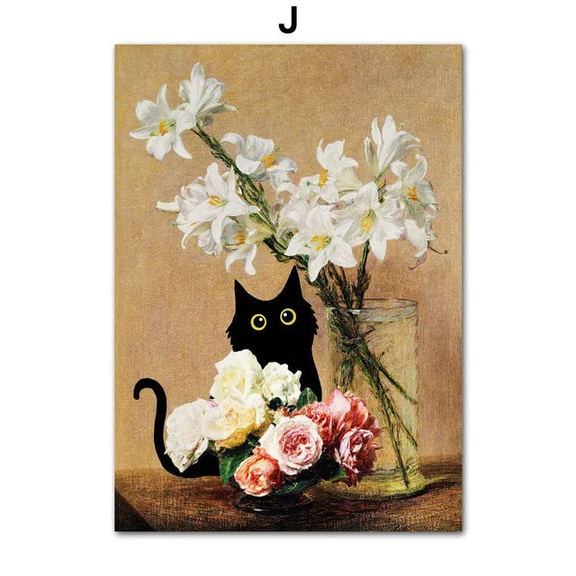 peinture humoristique de style impressionniste pour décoration murale