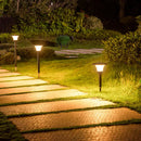 Solar LED garden lamp for outdoor paths and garden