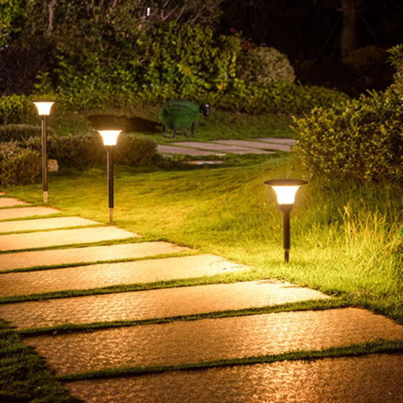 Solar LED garden lamp for outdoor paths and garden - vue 3 sur 13