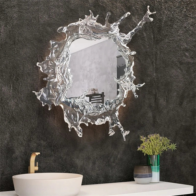 miroir goutte eau vaporisateur éclairage ambiance - vue 6 sur 12