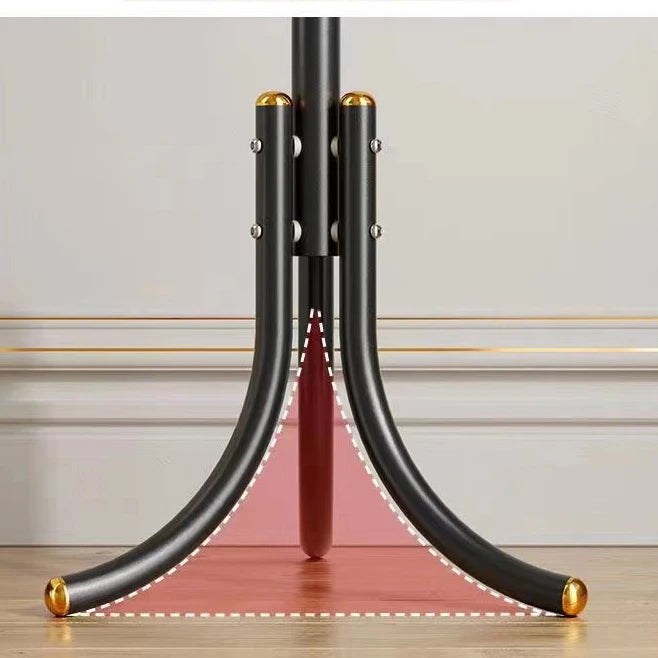 Steel Standing Coat Rack for Wall Entrance Shoe,Furniture Floor Clothes Wardrobes Clothing Shelf Hanger - vue 3 sur 6