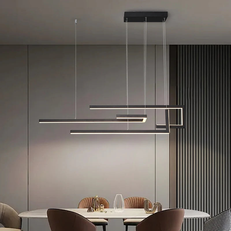 lustre suspendu moderne connecté pour maison intelligente - vue 4 sur 10