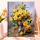 kit de peinture par numéro fleurs pour adultes décorations artisanales