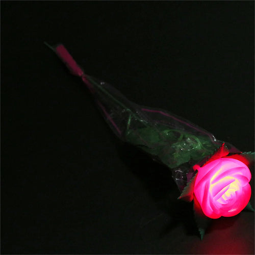 branche de roses lumineuses pour saint valentin et fêtes romantiques - vue 4 sur 12