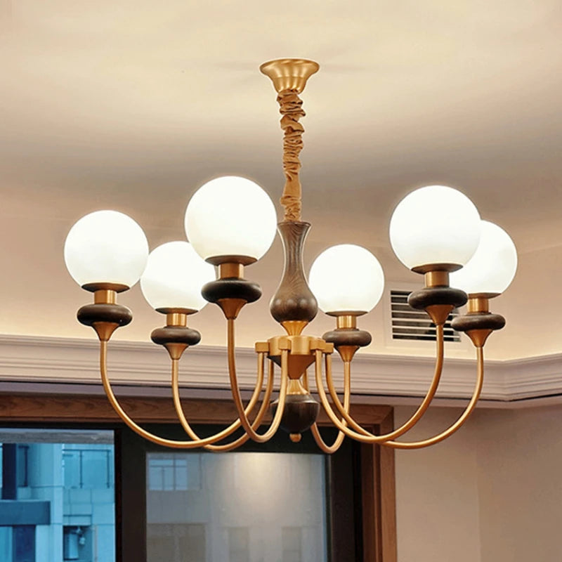 lustre médiéval en verre pour décoration intérieure élégante - vue 5 sur 11