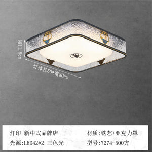 Antique Chinese style acrylic chandelier for indoor lighting