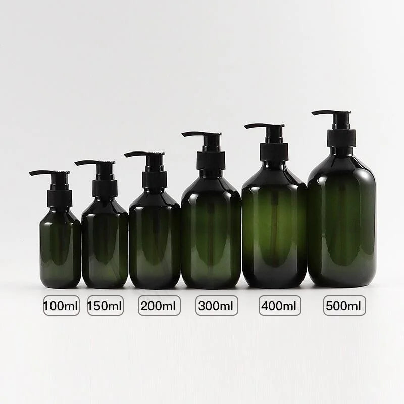 bouteilles rechargeables pour shampoing et gel douche - vue 5 sur 7