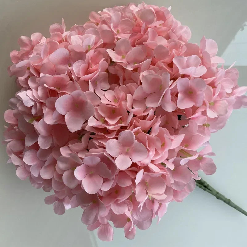 bouquet d'hortensias en soie pour décoration intérieure élégante - vue 10 sur 11