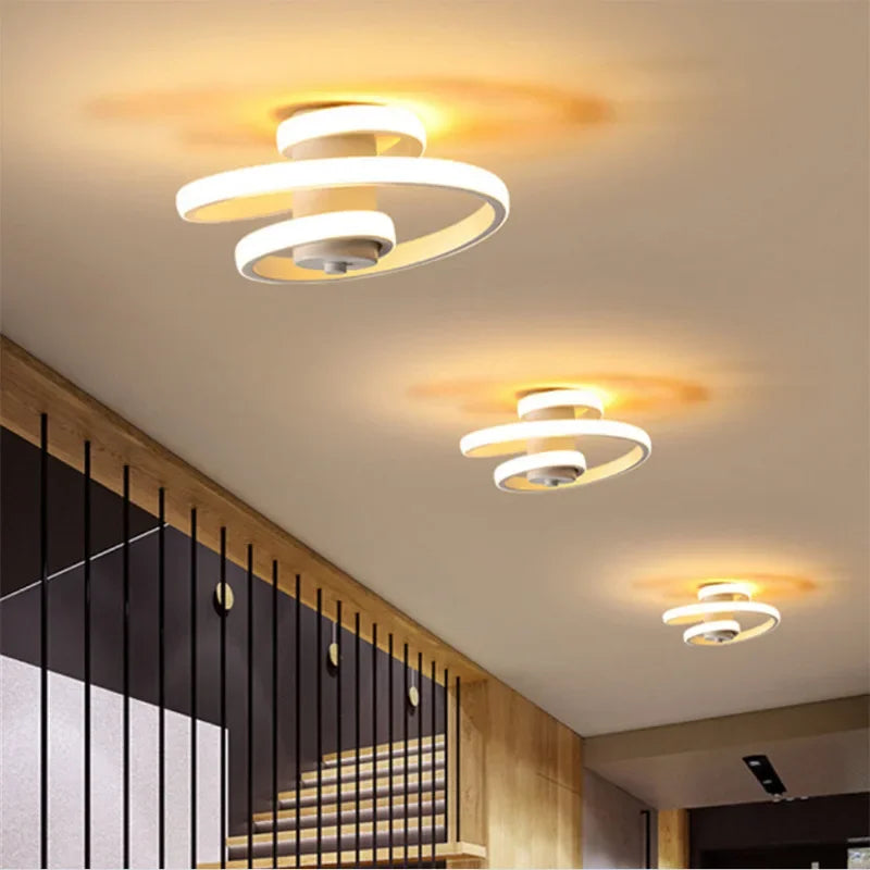 plafonnier à led moderne pour éclairage intérieur design - vue 5 sur 8