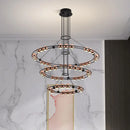lustre LED circulaire moderne design nordique pour intérieur élégant