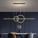 Modern minimalist LED chandelier for home decor