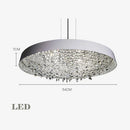 Modern minimalist crystal chandelier for interior decoration