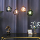Modern minimalist glass LED chandeliers nordic design