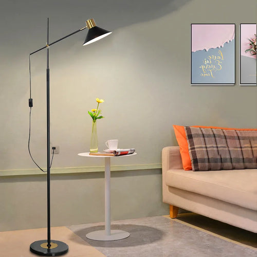 Modern minimalist Nordic floor lamp with creative LED light - vue 6 sur 7