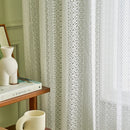 Voilage dentelle style classique léger pour salon chambre