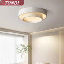 Minimalist circular LED ceiling light for indoor decor