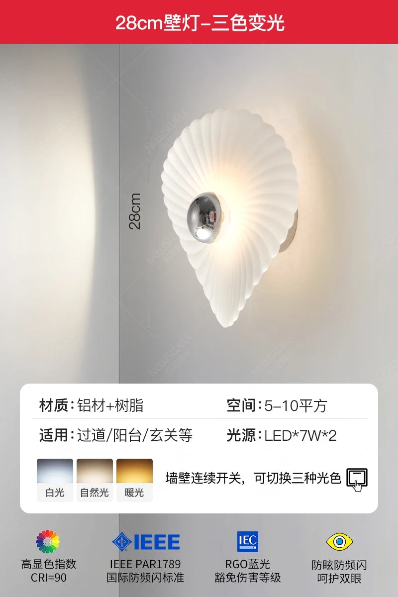 Modern minimalist resin pendant light for indoor and outdoor use