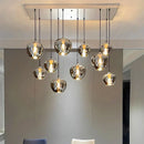lustre en verre pour un éclairage intérieur élégant