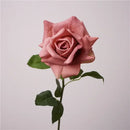 High quality artificial rose branch realistic floral decoration