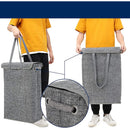 45L thin laundry basket with cover, narrow hand, fine hand, dirty laundry basket, bedroom, kindergarten, whole basket storage ba