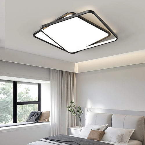 Minimalist LED ceiling light for cosy indoor lighting - vue 2 sur 12
