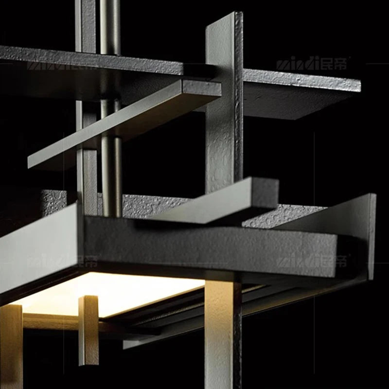 Lustre design LED design moderne décoratif intérieur - vue 7 sur 11