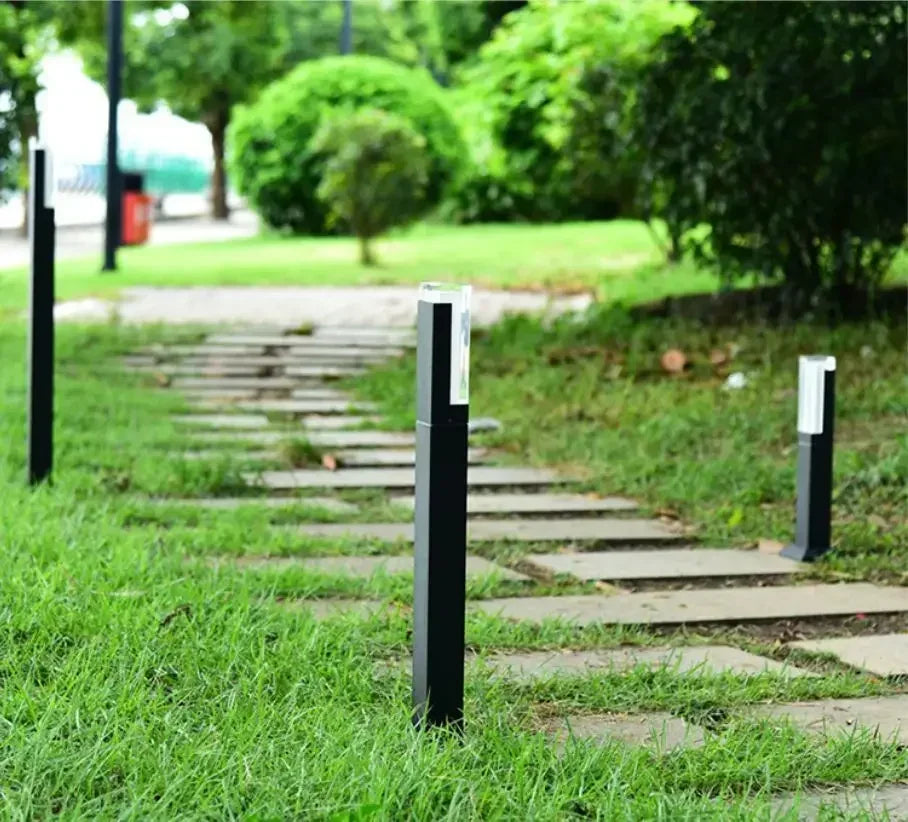 Capteur de mouvement humain LED lumière de pelouse extérieure étanche IP65 en aluminium acrylique ombre jardin Villa paysage passerelle lumière de pelouse - vue 6 sur 12