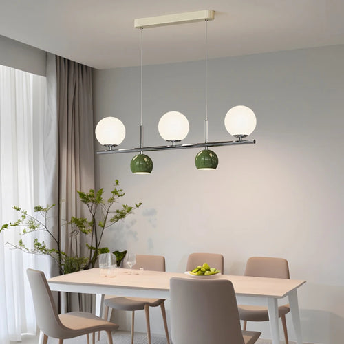 Suspension LED ronde lustre table
